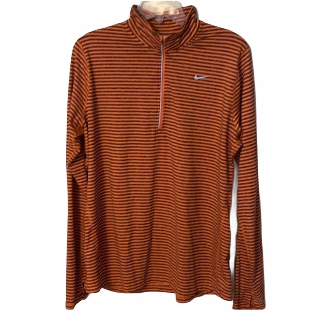 Nike Dri Fit 1/4 Zip Unisex Long Sleeve Top